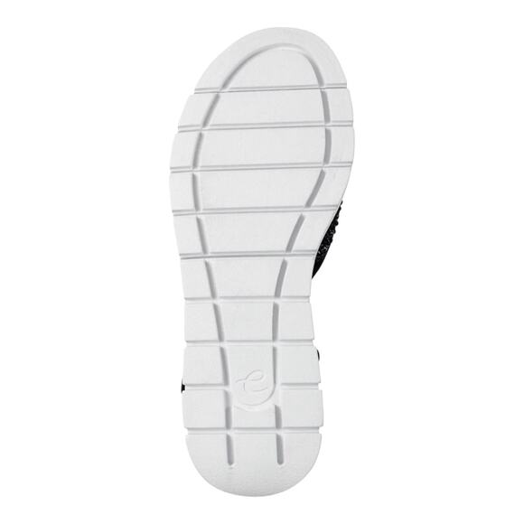 Easy Spirit Women's Jaela Embellished eFlex Flat Sandals Black Size 10 M - Picture 4 of 4